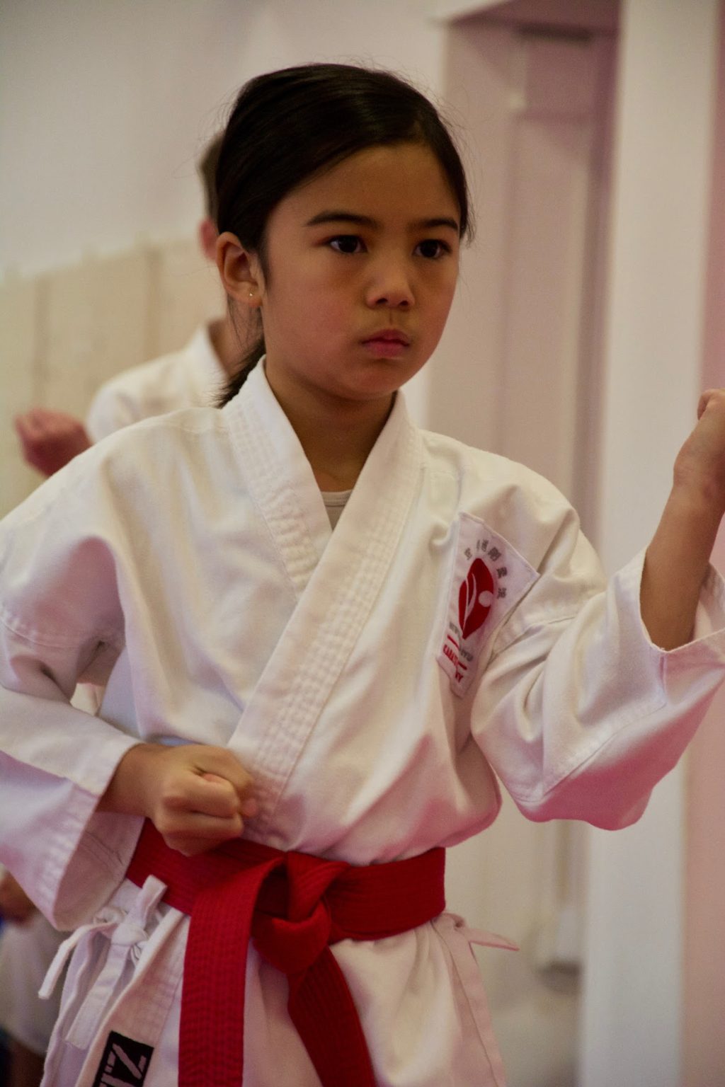 Junior students training at Newcastle Goju-Ryu Karate Academy