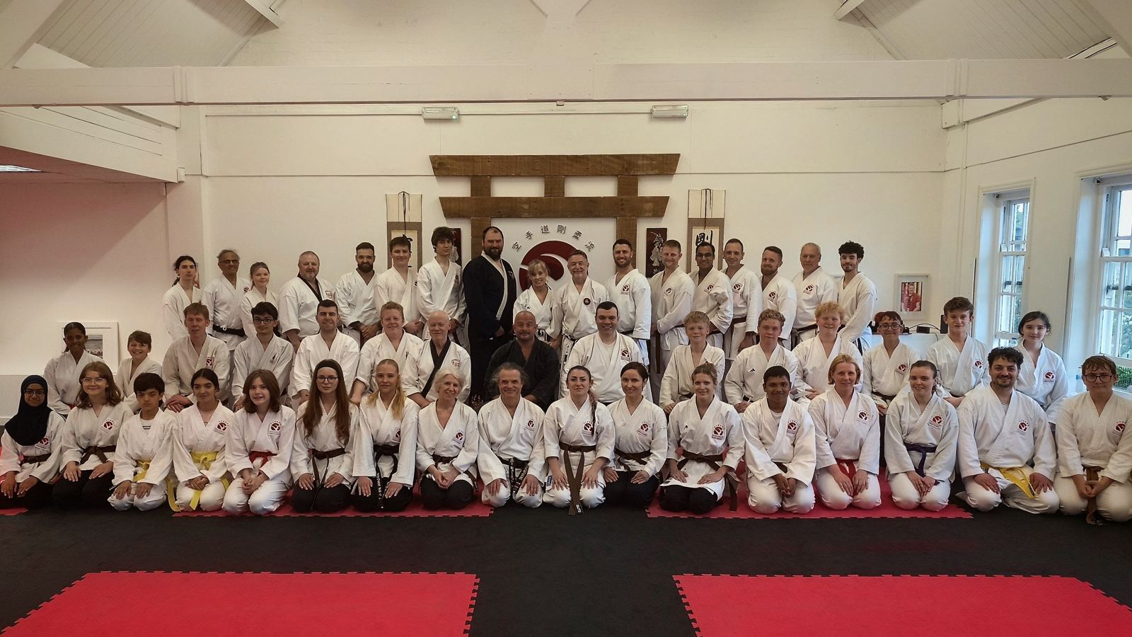 Newcastle Goju-Ryu Karate Academy members together